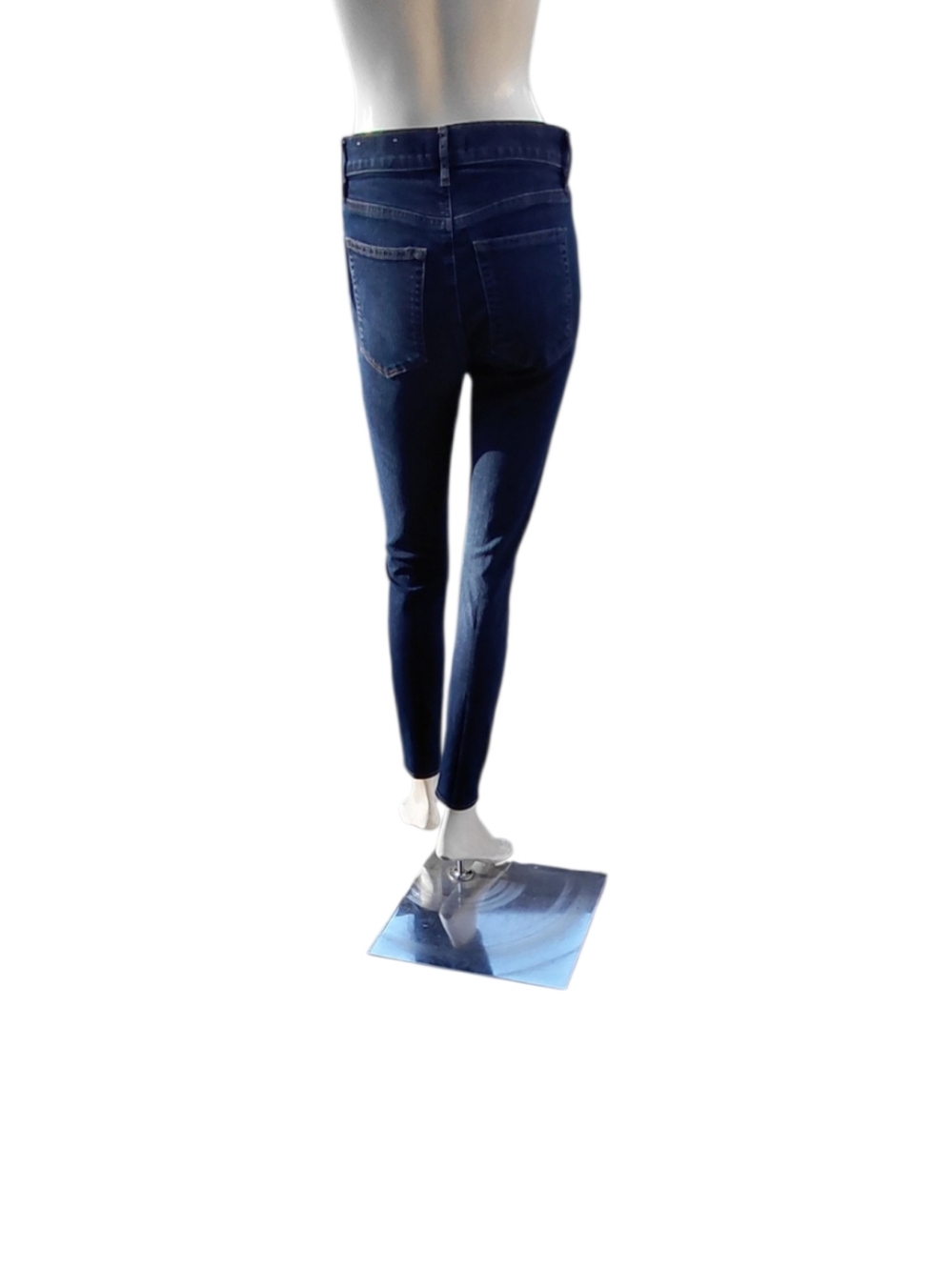 5288...Women's Loft Skinny High-Rise Jeans Size 26/2, 9" Rise - Picture 3 of 6